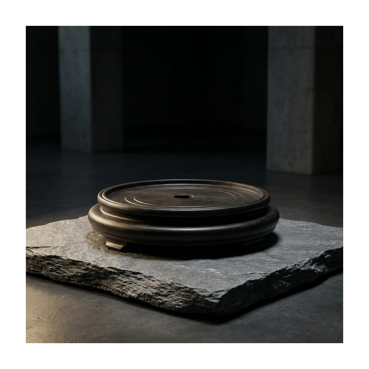 Wooden Base – Tiered Round Base (GT42-PR) - View 4