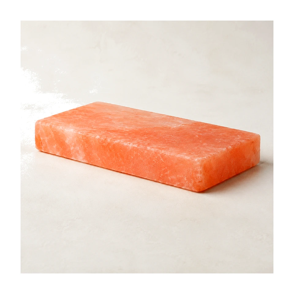 Himalayan Salt Cooking Plate – Rectangle Slab (8"×4"×1") - PMCP-2352