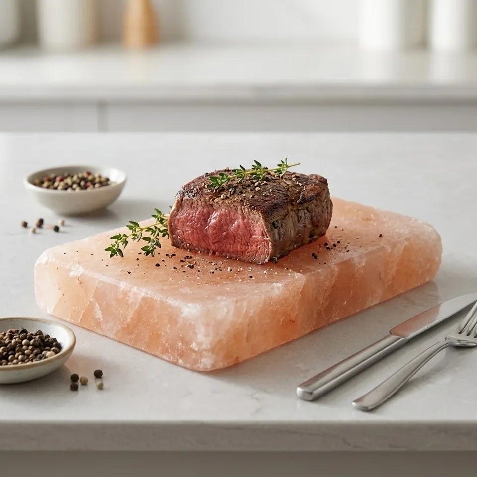 Himalayan Salt Cooking Plate – Rectangle Slab (8"×4"×2") - View 4
