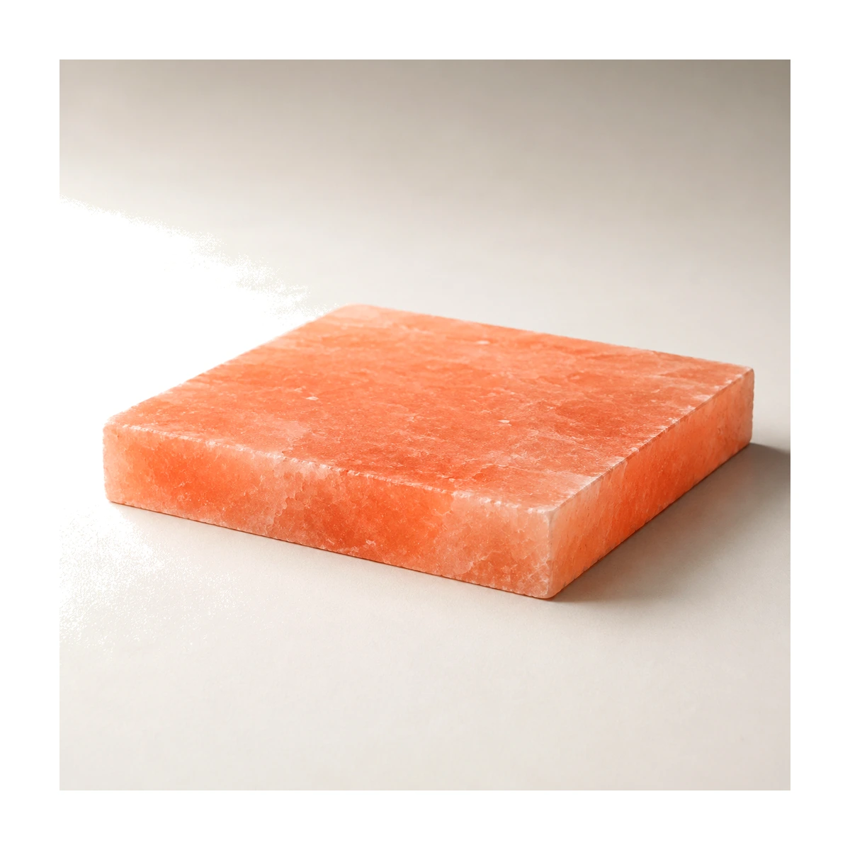 Himalayan Salt Cooking Plate – Square Slab (8"×8"×1") - Lifestyle View