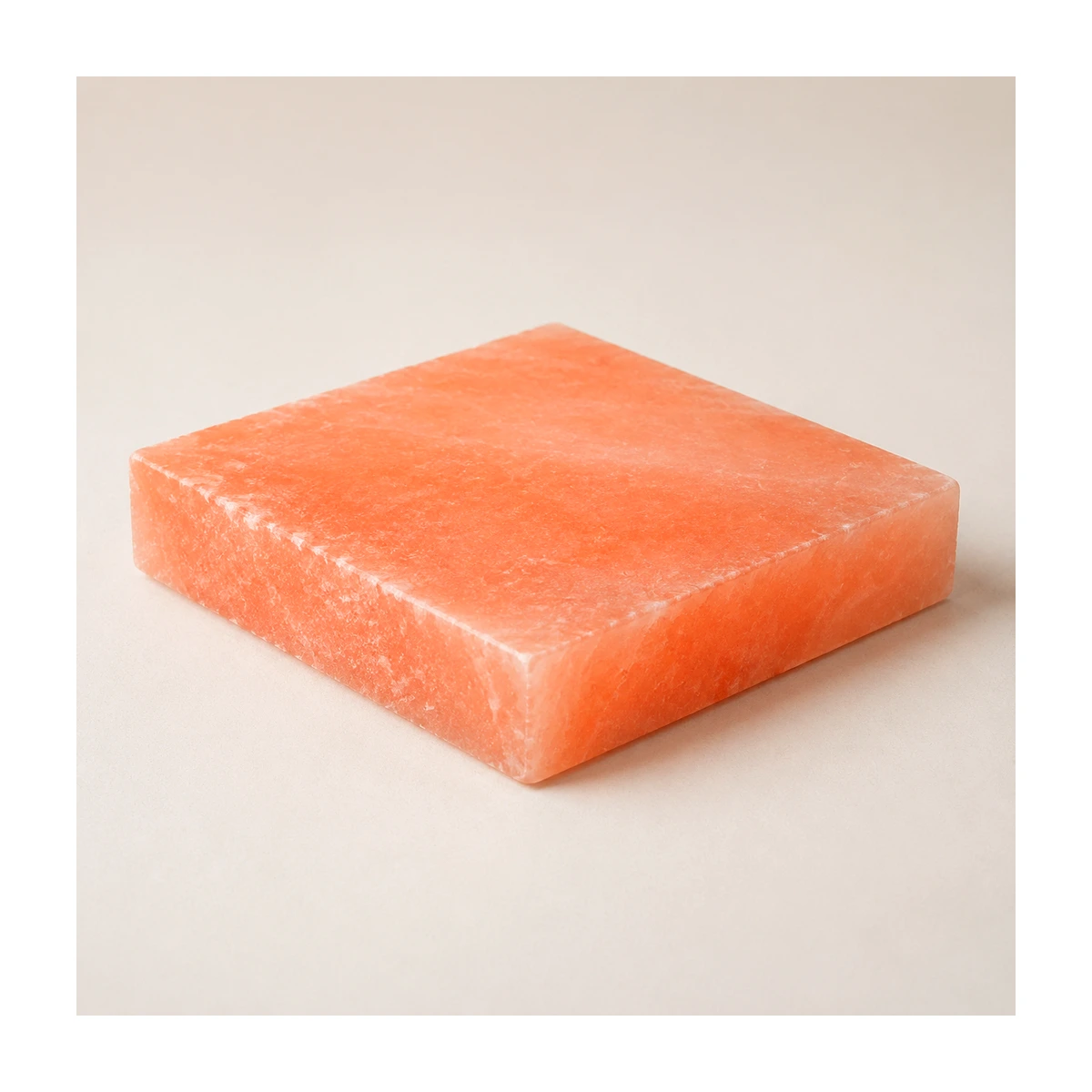 Himalayan Salt Cooking Plate – Square Slab (8"×8"×2") - Lifestyle View