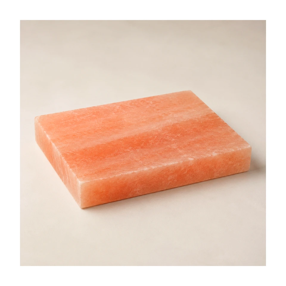 Himalayan Salt Cooking Plate – Large Square Slab (12"×8"×1.5" / 2") - PMCP-2360
