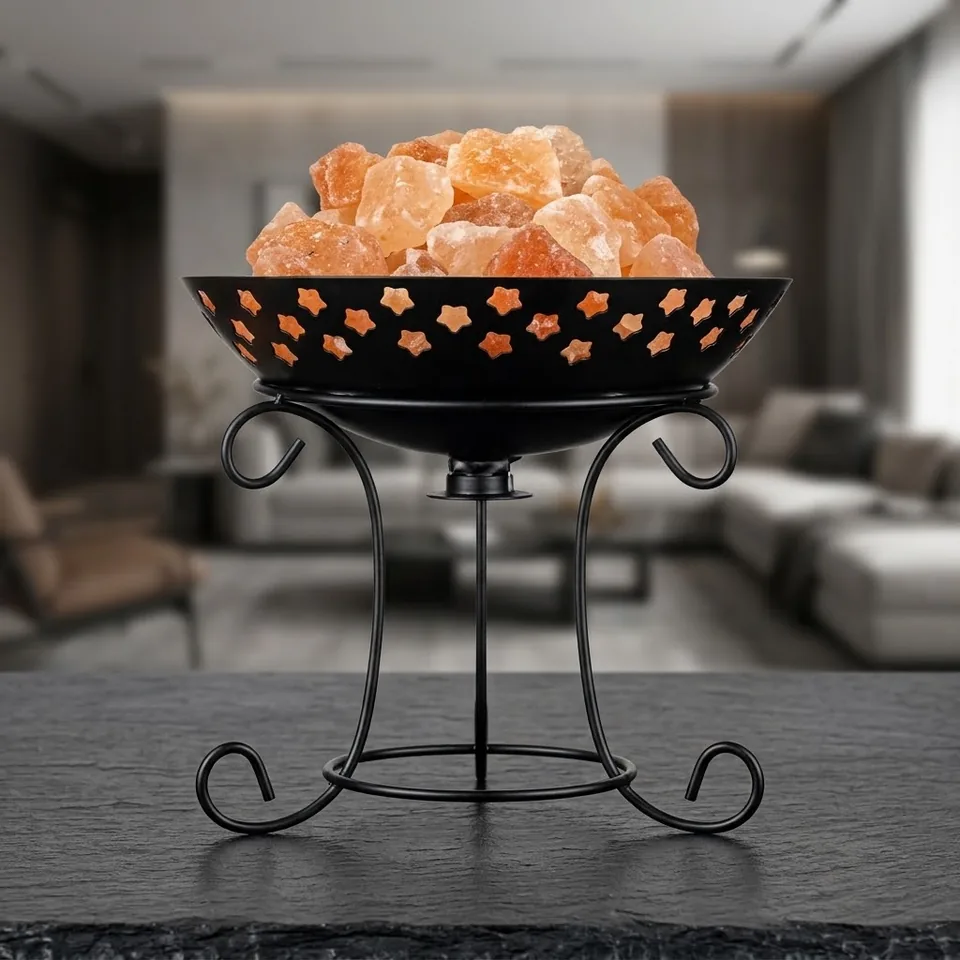 Himalayan Salt Fire Basket – Design #153 - View 4