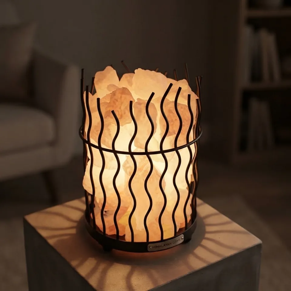 Himalayan Salt Fire Basket – Design #159 - Day Lifestyle