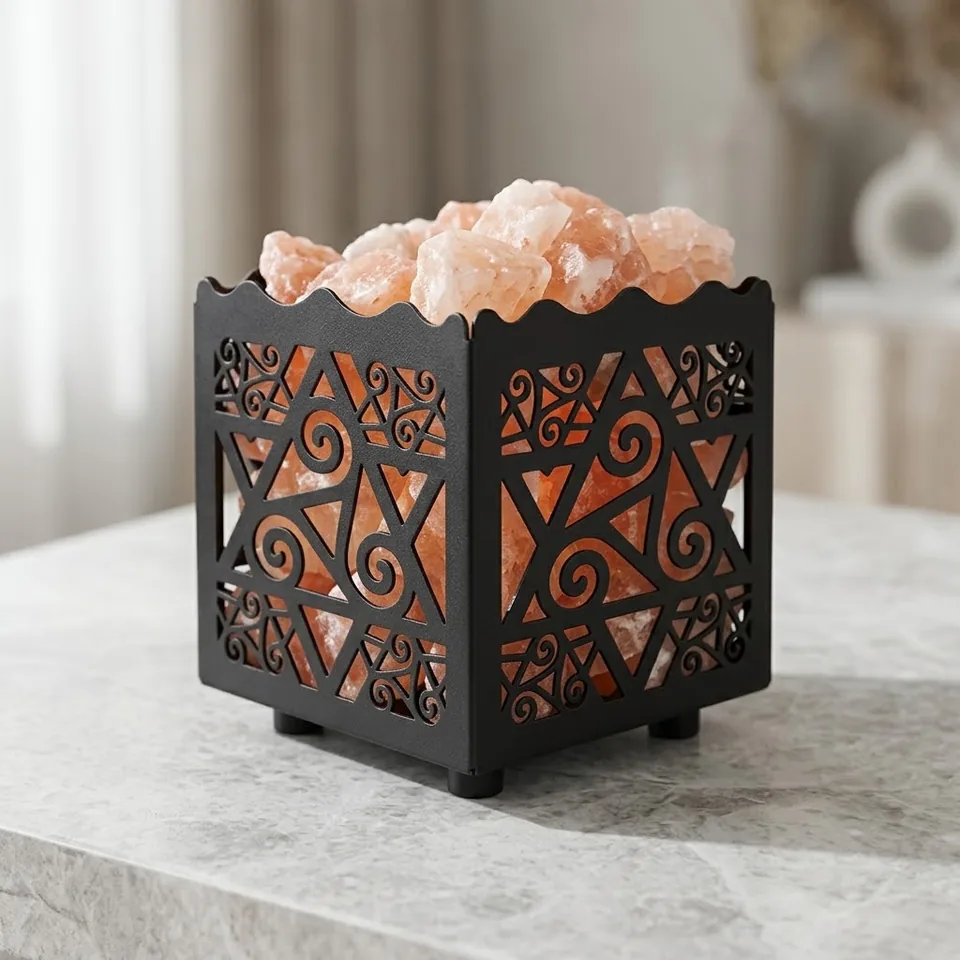 Himalayan Salt Fire Basket – Design #157 - View 4