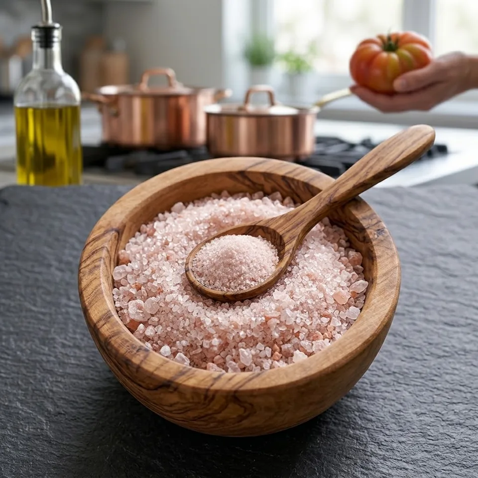 Edible Salt – Fine Grade – Regular Pink - Lifestyle View