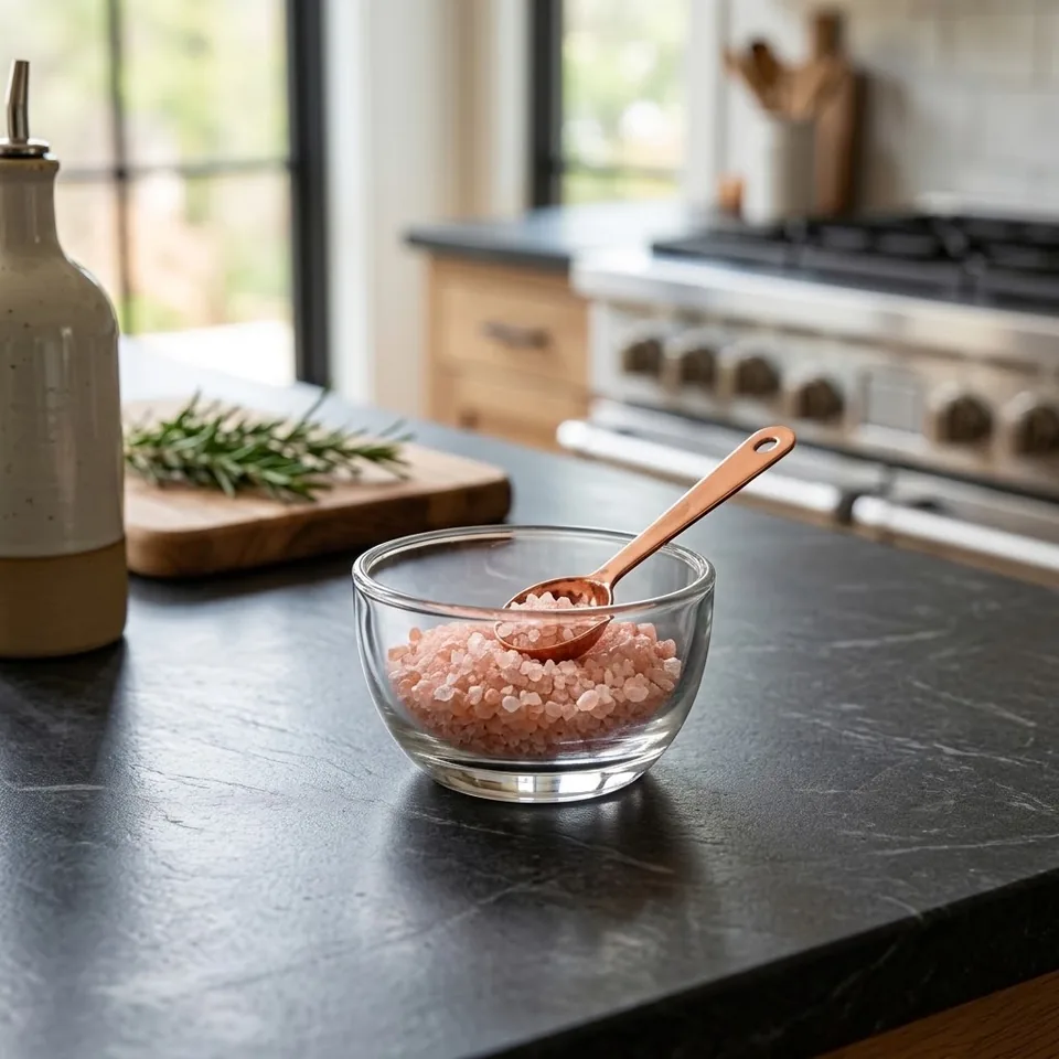 Edible Salt – Granules / Coarse – Medium Pink (2–5 mm) - Lifestyle View