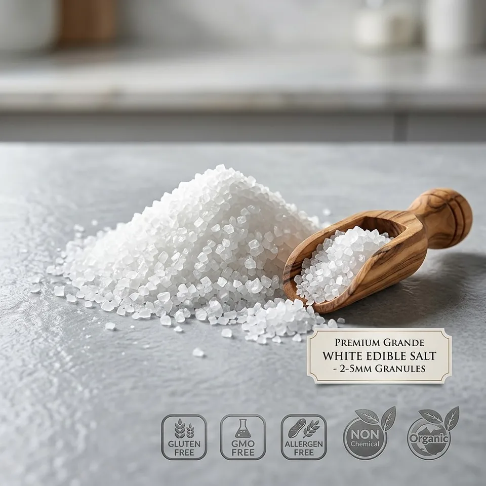 Edible Salt – Granules / Coarse – White (2–5 mm) - Lifestyle View