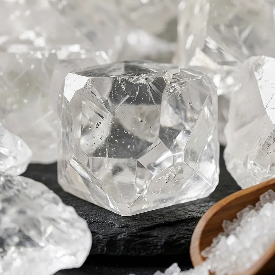 Edible Salt – Crystal Salt Chunks – Crystal Clear Halite (2–5 cm) - View 3