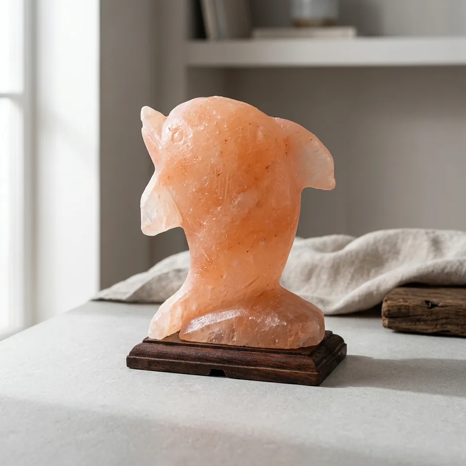 Figure Shape Salt Lamp – Dolphin - View 4