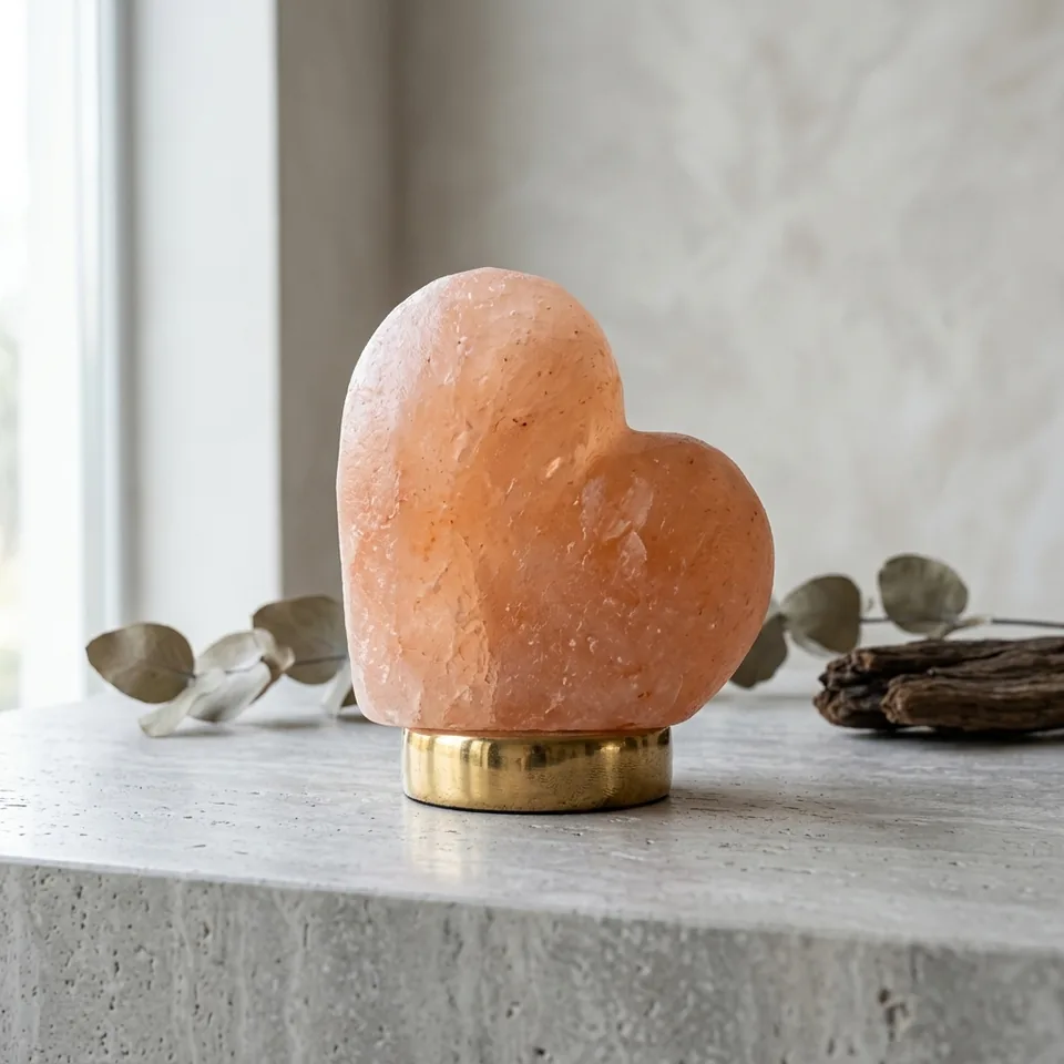 Figure Shape Salt Lamp – Heart - View 4
