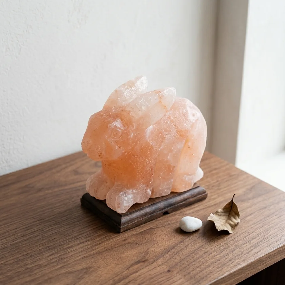 Figure Shape Salt Lamp – Rabbit - View 4
