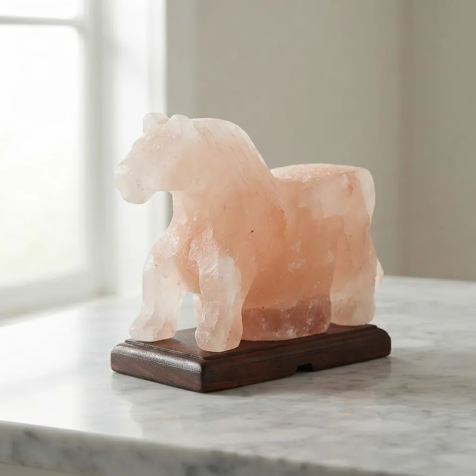 Figure Shape Salt Lamp – Horse - View 4