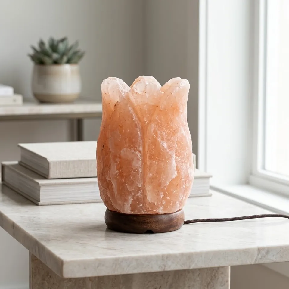 Figure Shape Salt Lamp – Tulip - View 4