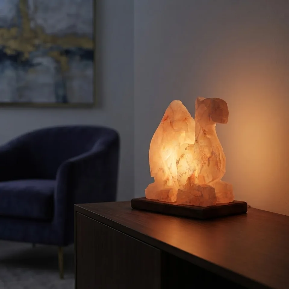 Figure Shape Salt Lamp – Camel