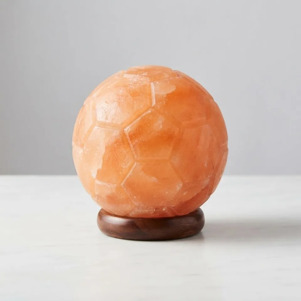 Figure Shape Salt Lamp – Soccer Ball - View 4