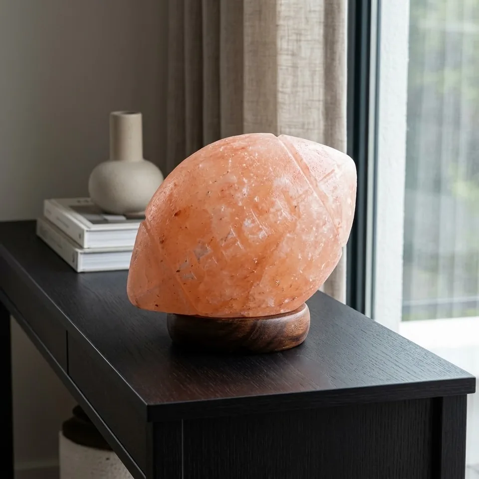 Figure Shape Salt Lamp – Rugby Ball - View 4