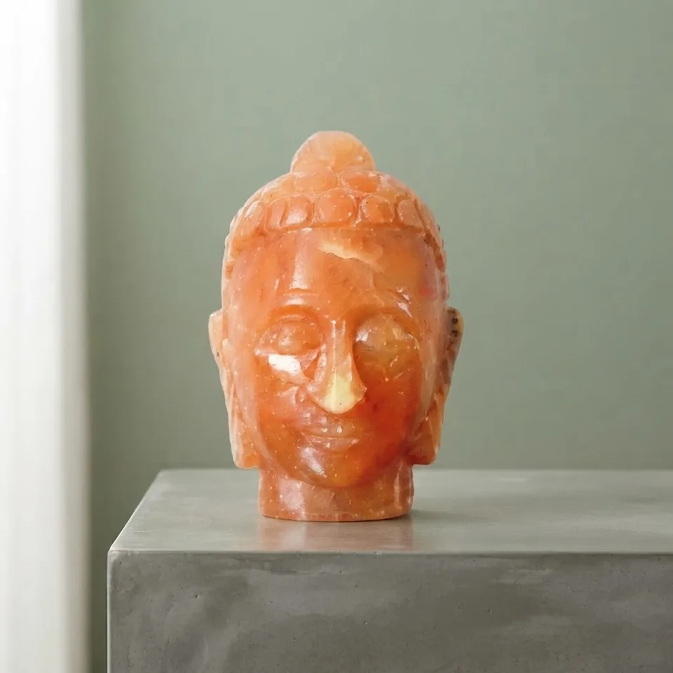 Figure Shape Salt Lamp – Buddha Head - PMFS-473