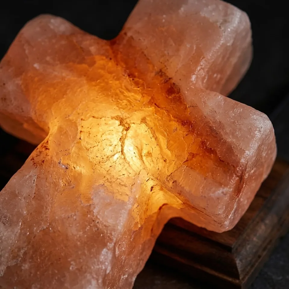 Figure Shape Salt Lamp – Cross - PMFS-474