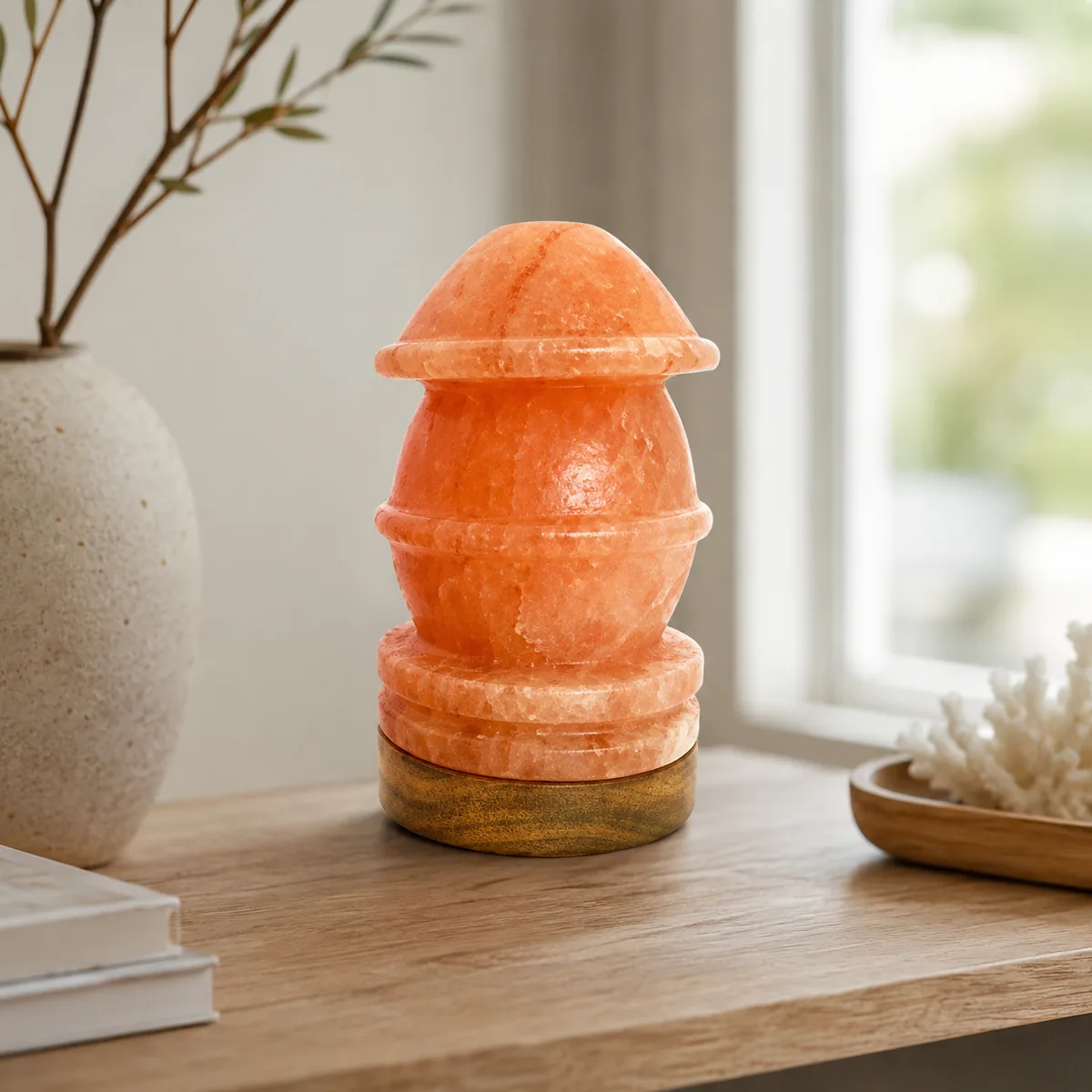 Geometrical Shape Salt Lamp – Fat - View 4