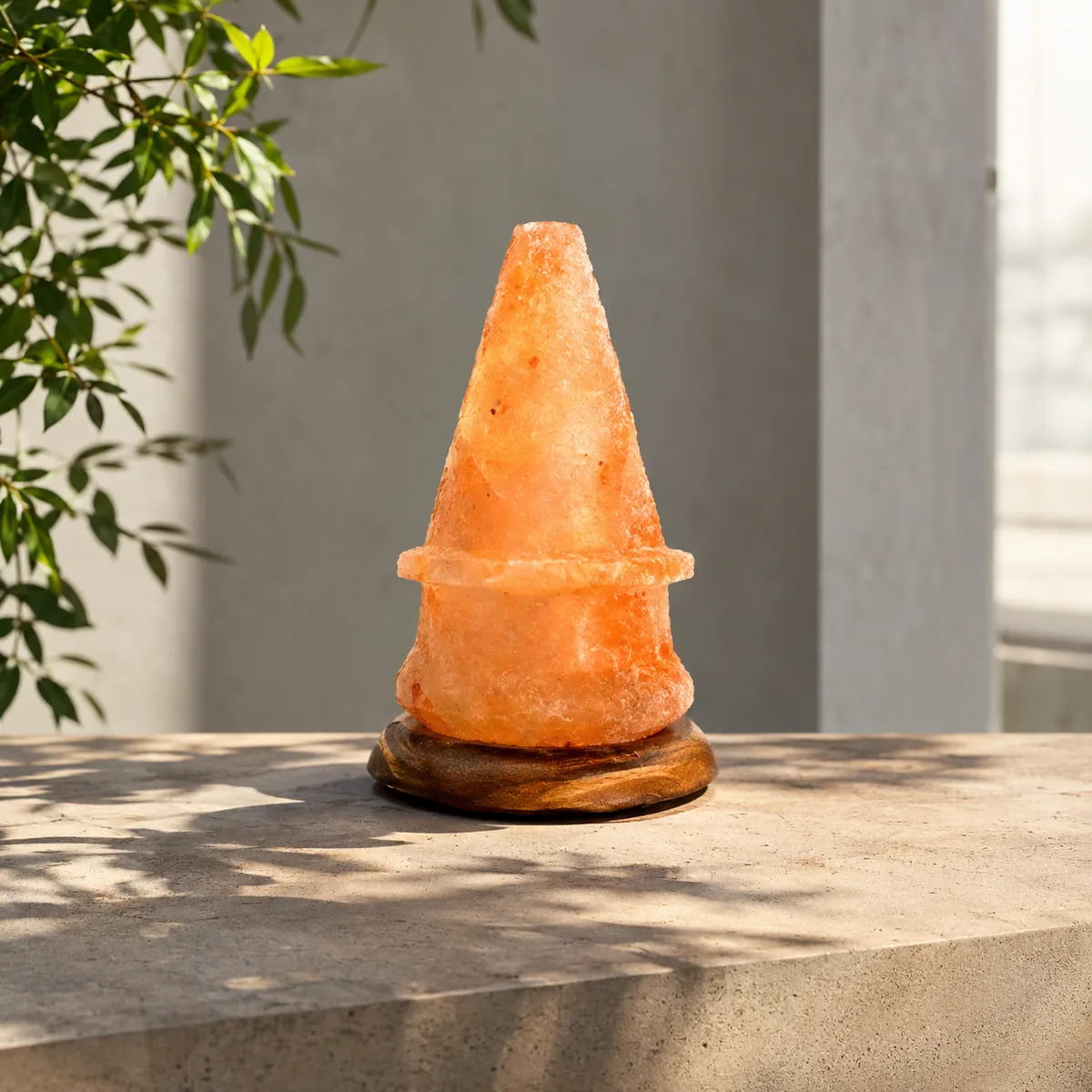 Geometrical Shape Salt Lamp – Cone - View 4