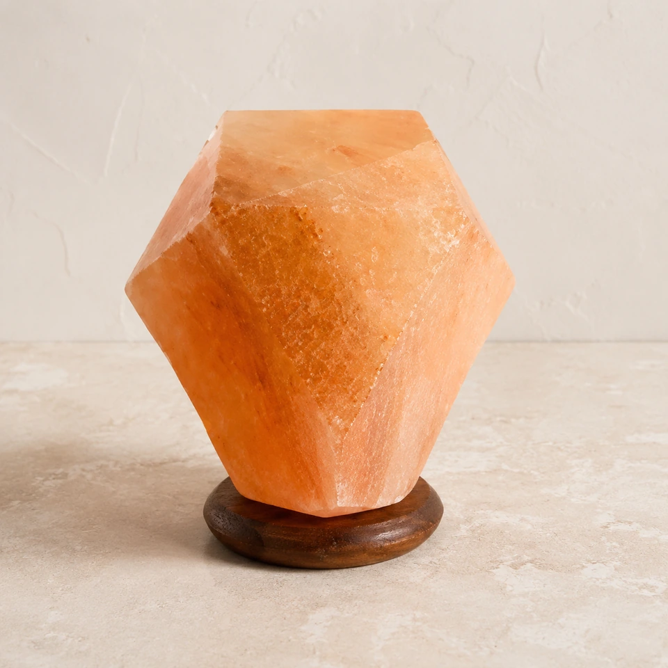 Geometrical Shape Salt Lamp – Diamond - View 4