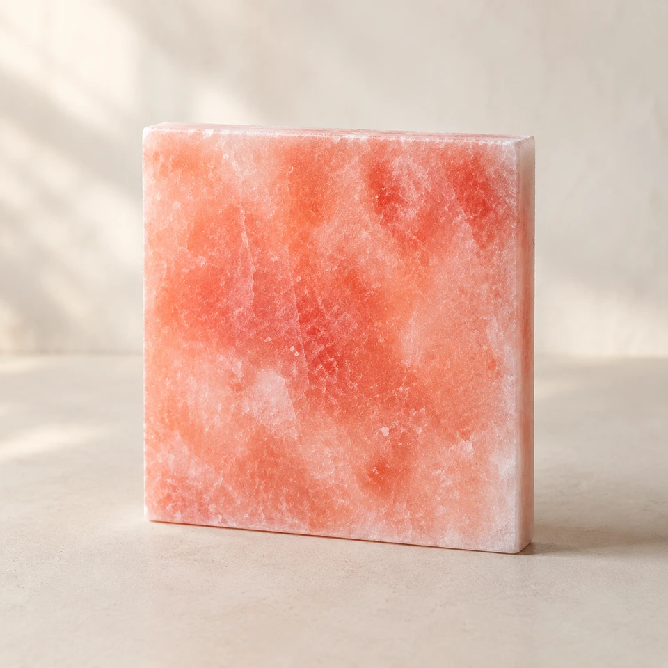 Home Decor, Sauna – Salt Tile - Square (8"×8"×1") - Lifestyle View