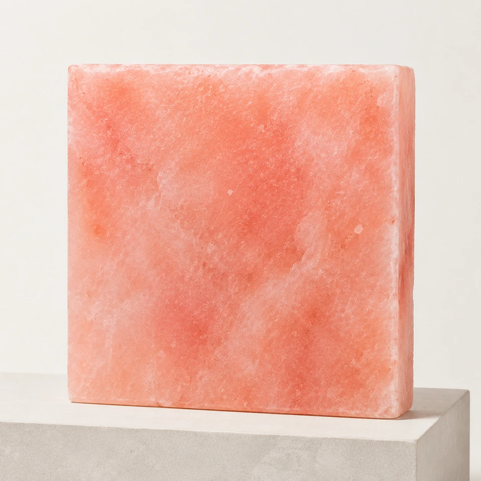 Home Decor, Sauna – Salt Tile - Square (8"×8"×1.5") - Lifestyle View