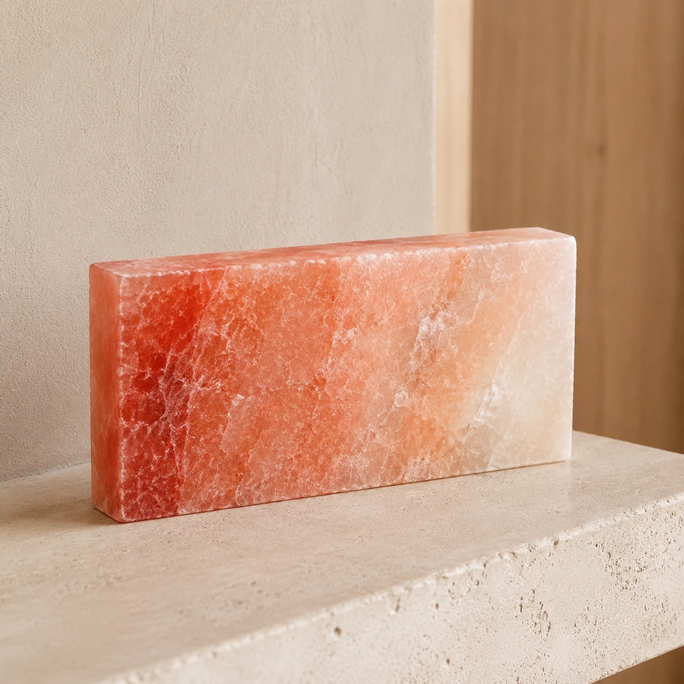 Home Decor, Sauna – Salt Tile - One Side Natural (8"×4"×2") - Item PMHDS-1936