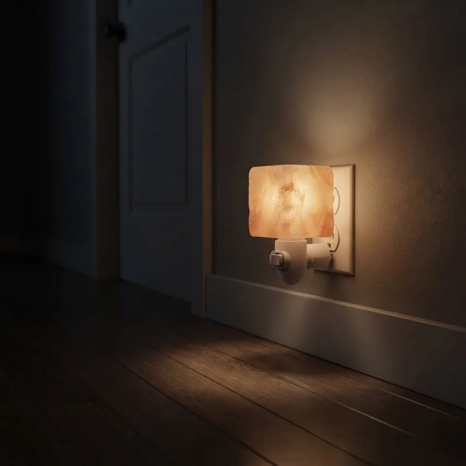 Night Light Salt Lamp – Square - View 4