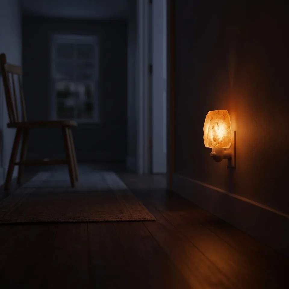Night Light Salt Lamp – Natural - View 4