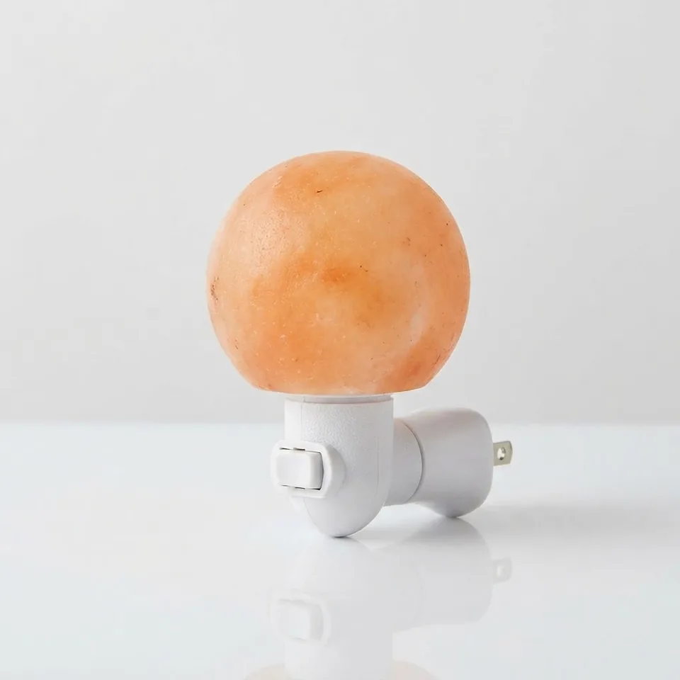 Night Light Salt Lamp – Round - View 4