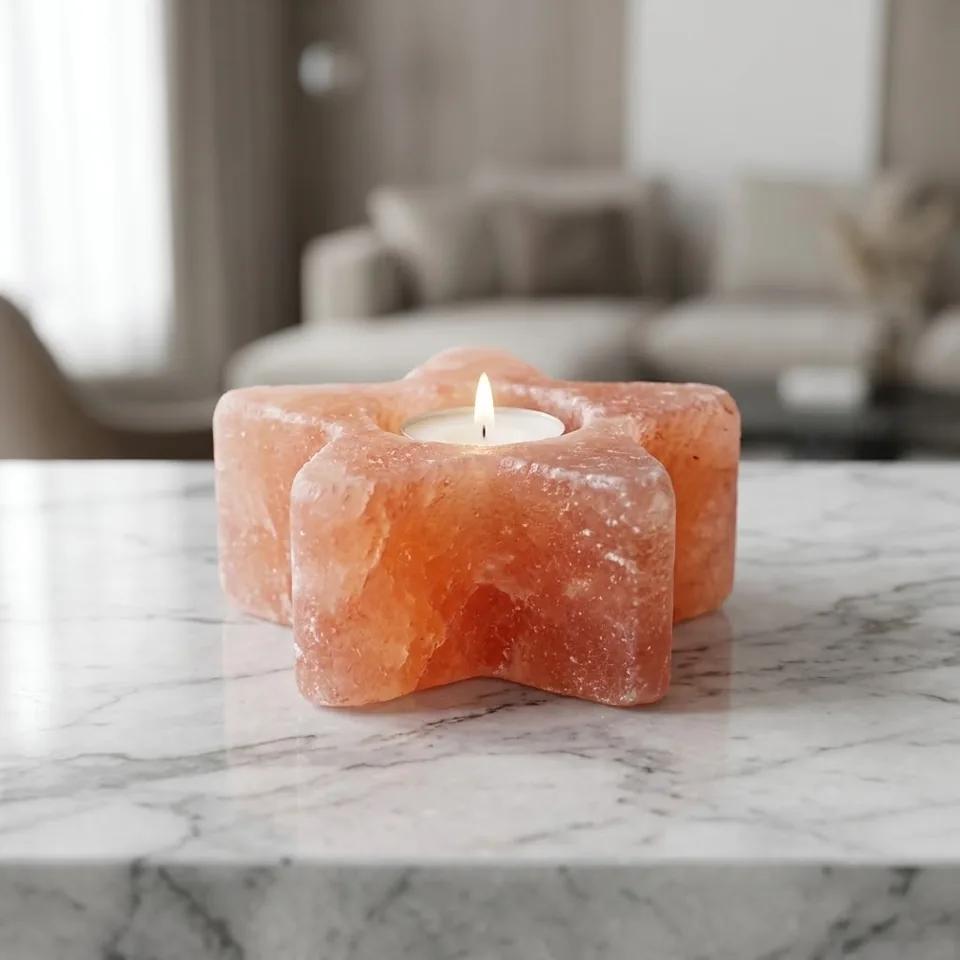 Salt T-Light Candle Holder – Star - PMTL-1557