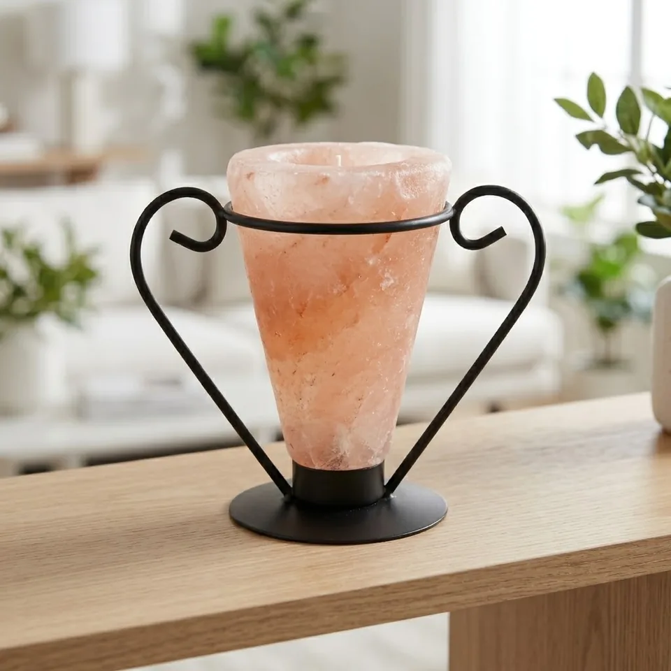 Salt T-Light Candle Holder – Iron Stand #D (4"×4"×5" , 1.5 kg , 12 pcs) (PMTL-1566) - View 3