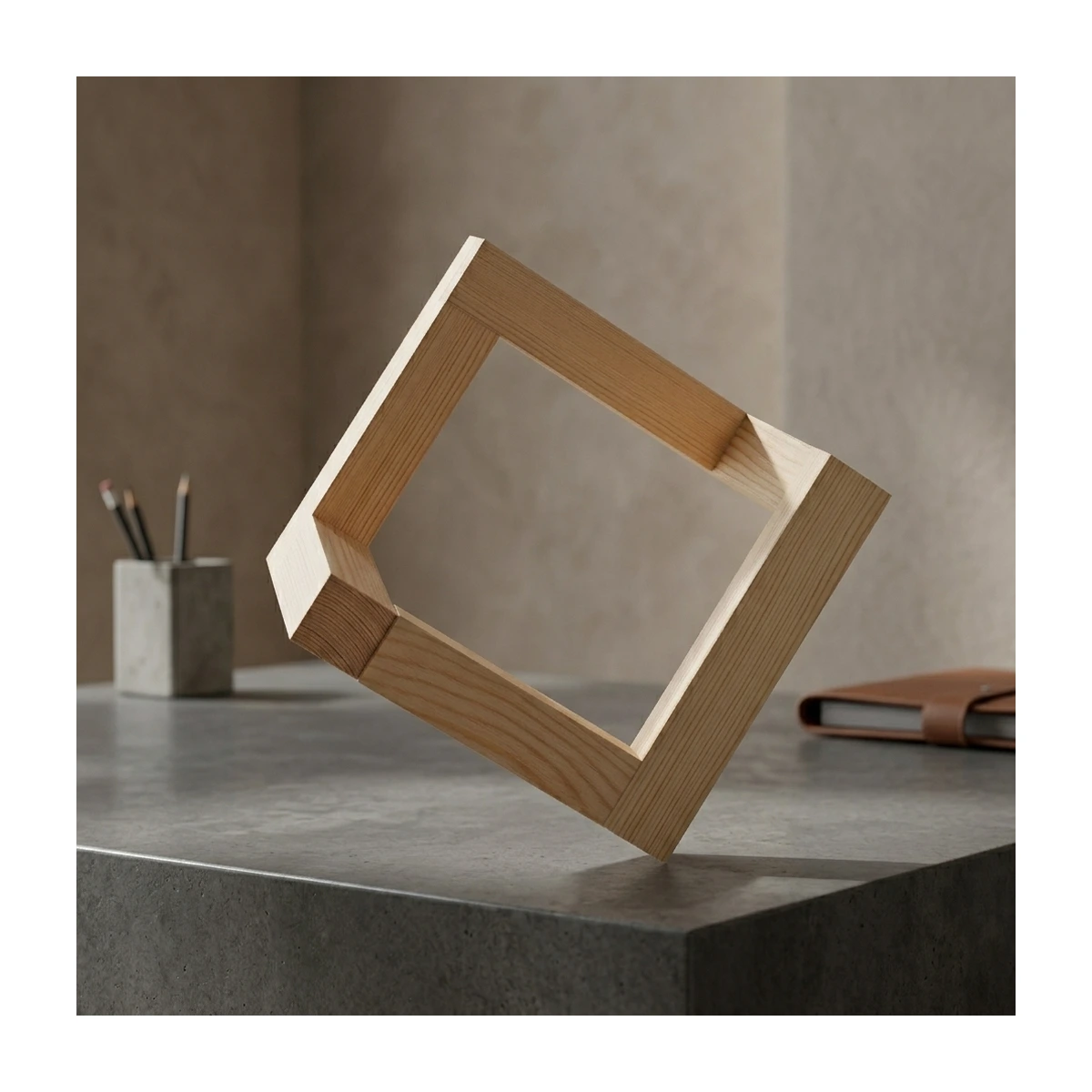 Wooden Base – Square Frame Base (RG134)