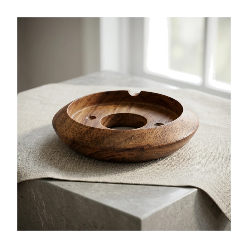Wooden Base – Tapered Natural Wood Base (RG136) - RG136