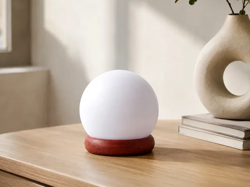 USB Mini Salt Lamp — White