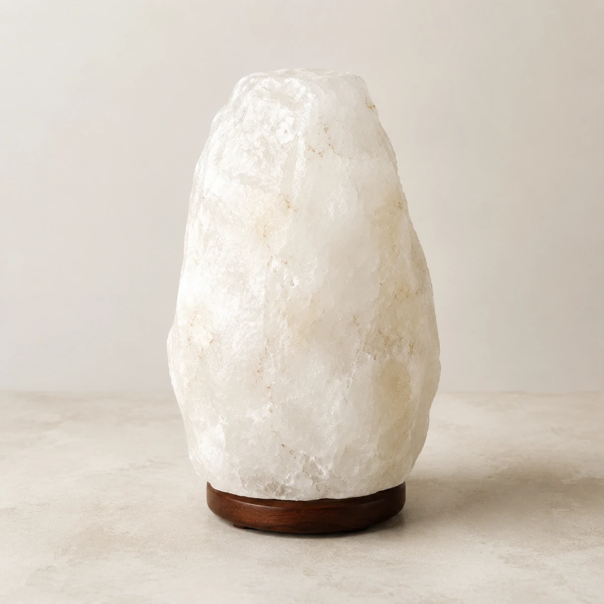 Natural Shape Himalayan Salt Lamp – White - Item PMI-700
