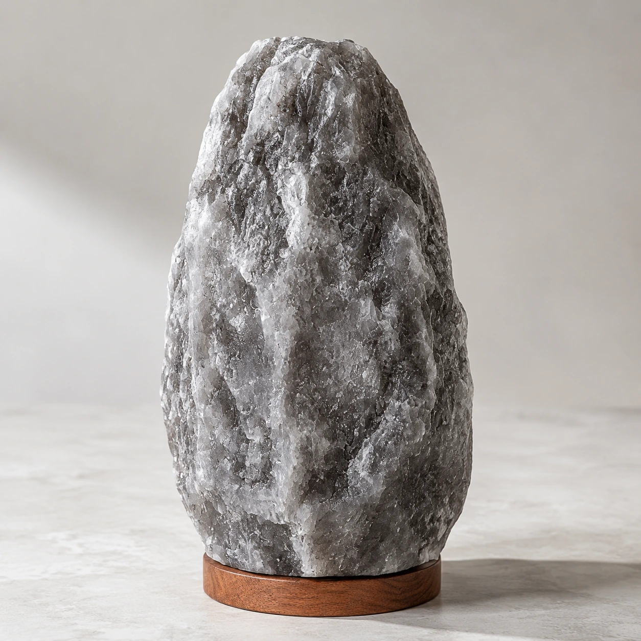 Natural Shape Himalayan Salt Lamp – Grey - Day Studio