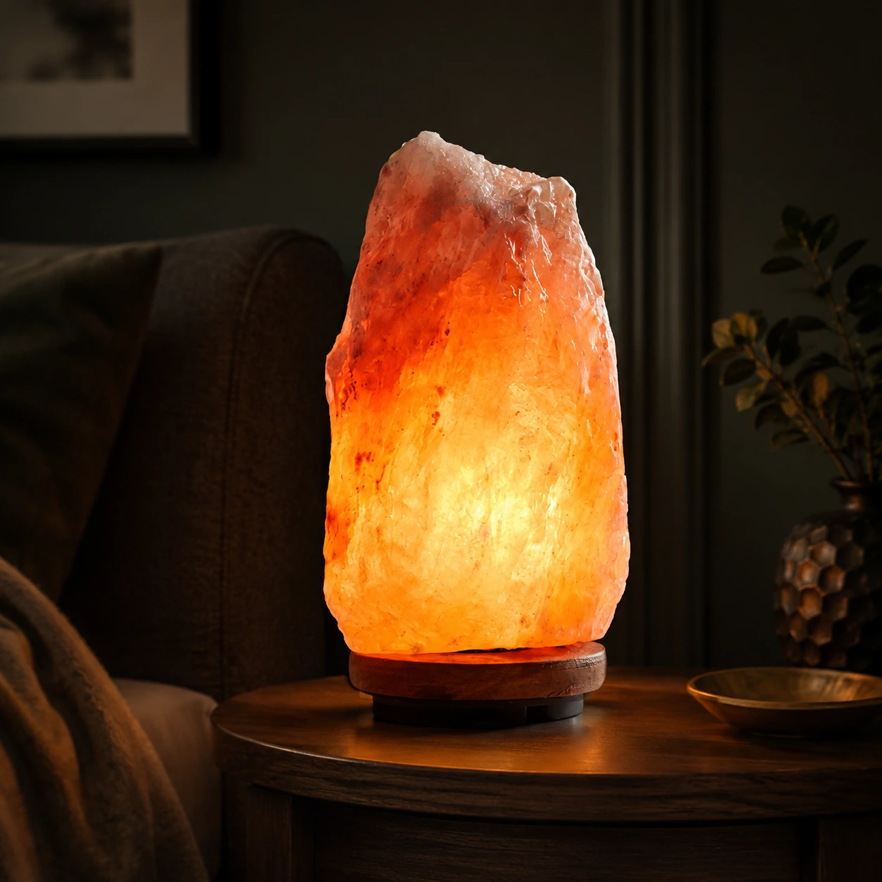 Natural Shape Salt Lamp — Pink Export Quality
